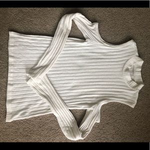 American Eagle Cold shoulder sweater